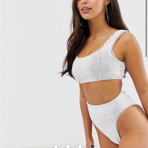 Asos crinkle bikini (3 piece set)